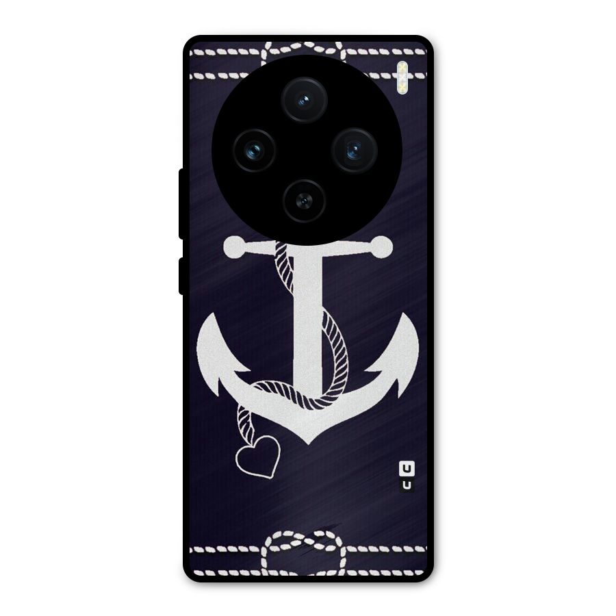 Sail Anchor Metal Back Case for Vivo X100