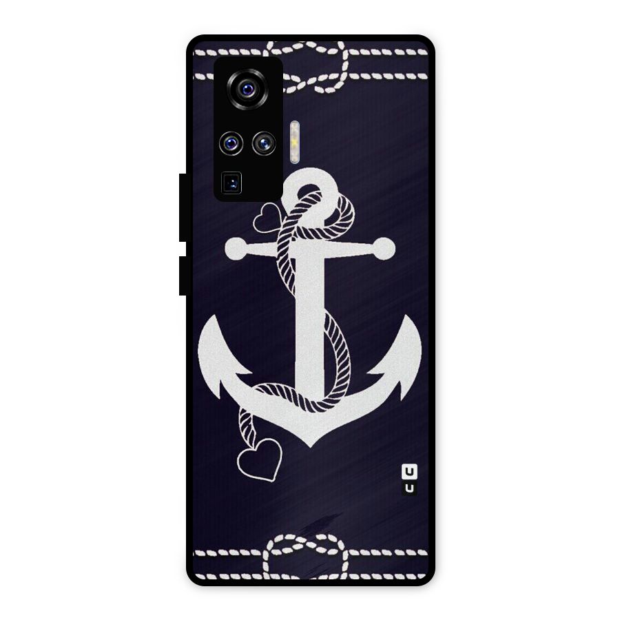 Sail Anchor Metal Back Case for Vivo X50 Pro