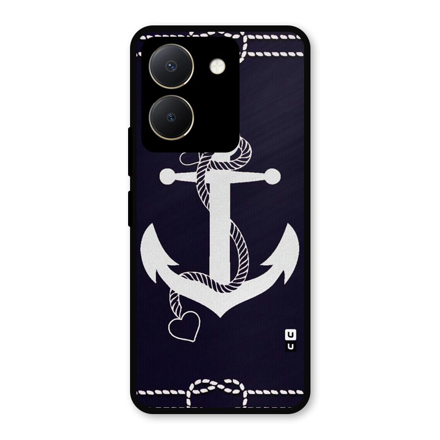 Sail Anchor Metal Back Case for Vivo Y36
