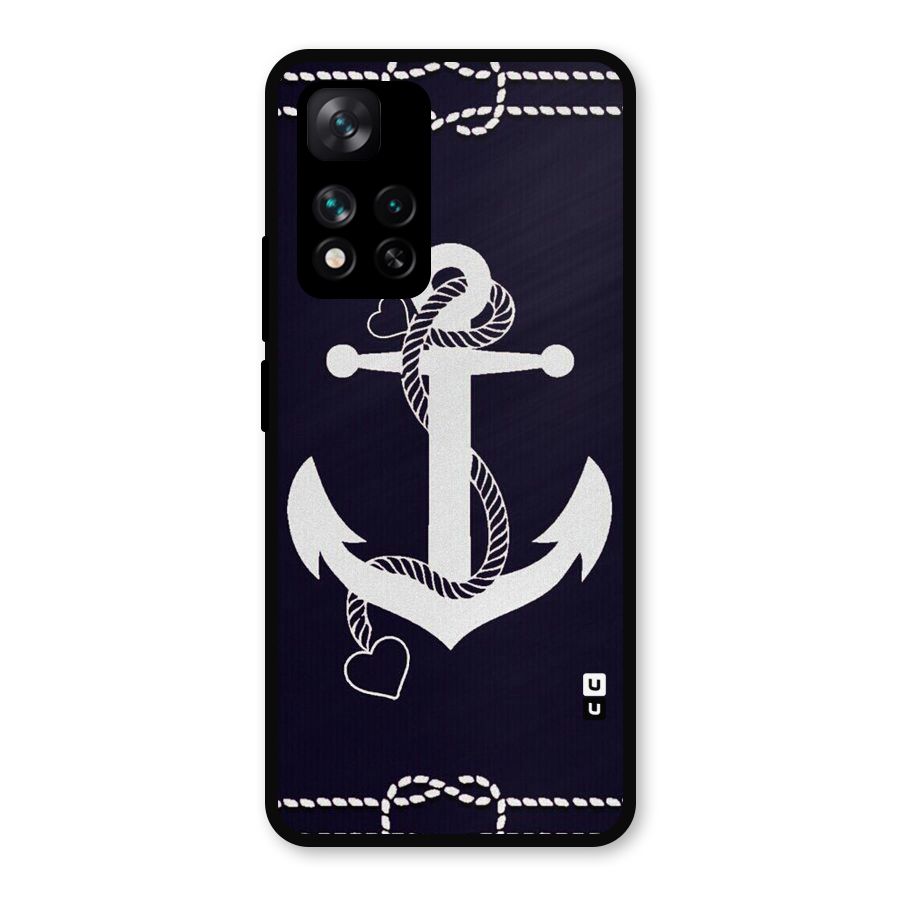 Sail Anchor Metal Back Case for Xiaomi 11i Hypercharge 5G
