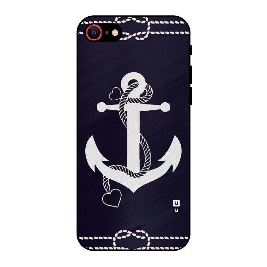 Sail Anchor Metal Back Case for iPhone 7