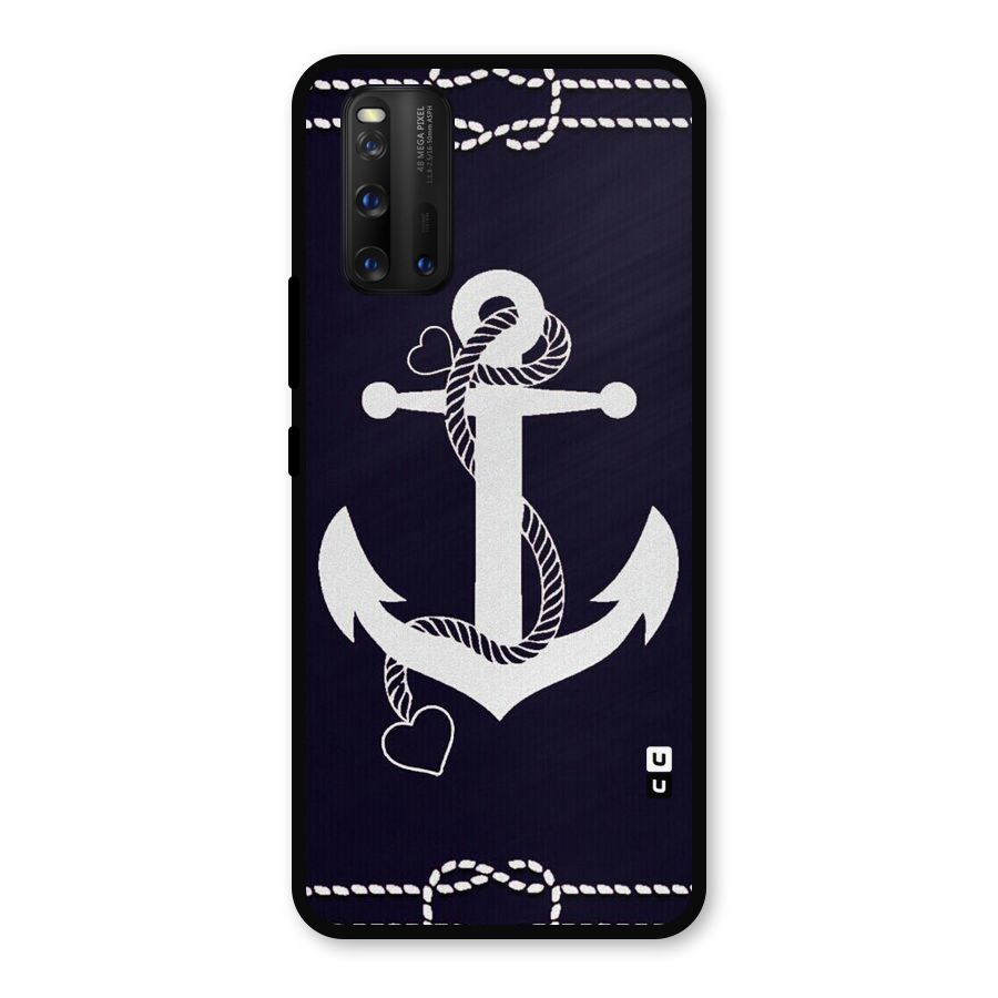 Sail Anchor Metal Back Case for iQOO 3