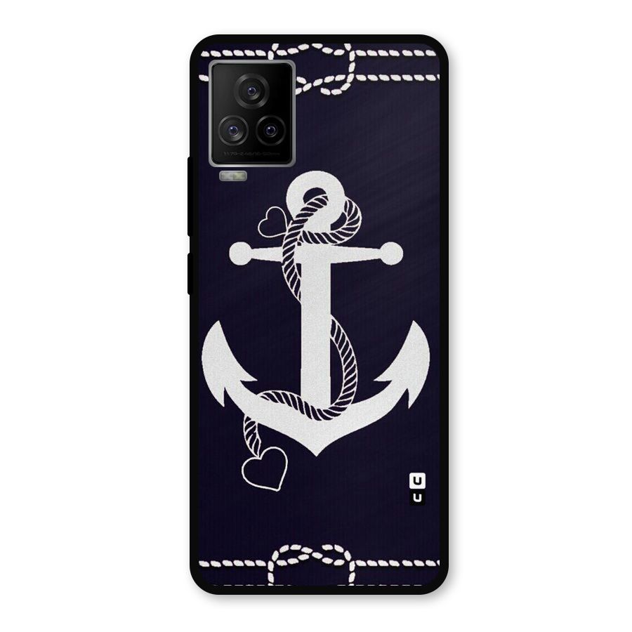 Sail Anchor Metal Back Case for iQOO 7 Legend 5G