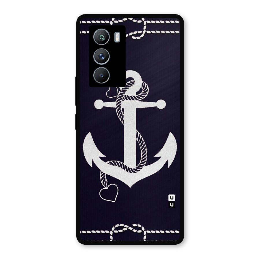 Sail Anchor Metal Back Case for iQOO 9 SE