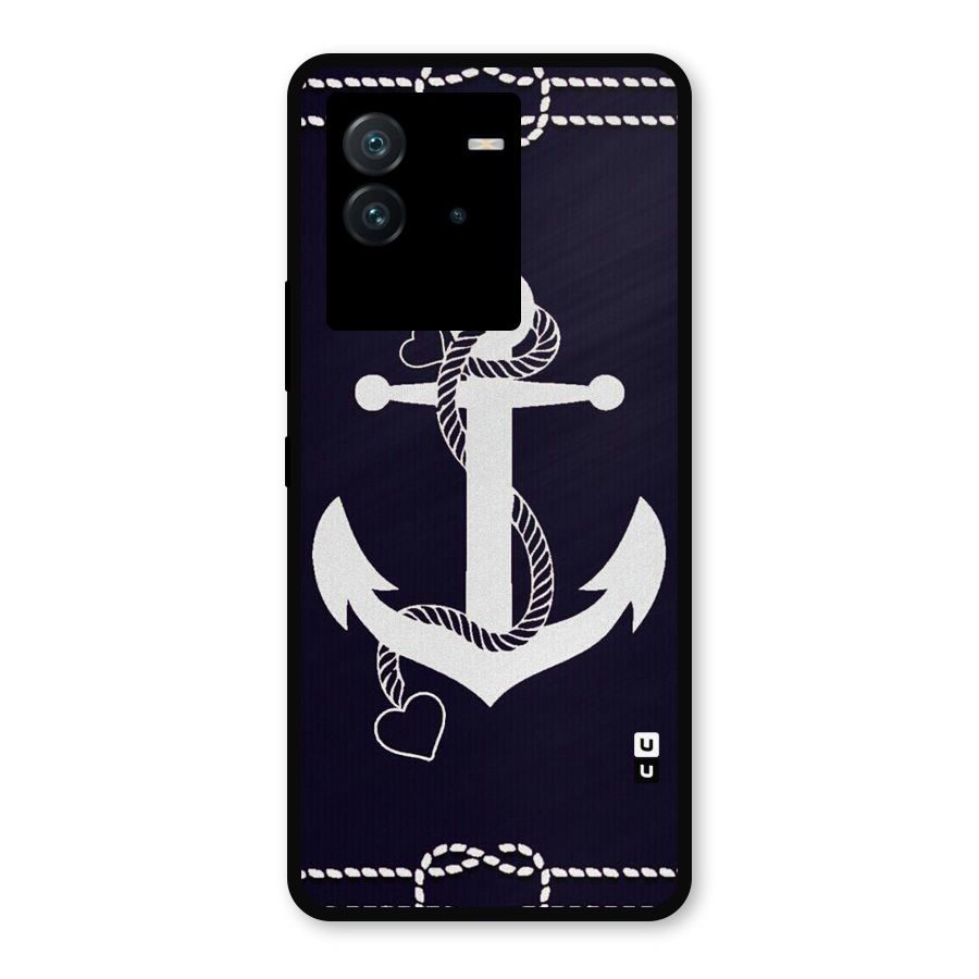 Sail Anchor Metal Back Case for iQOO Neo 6 5G