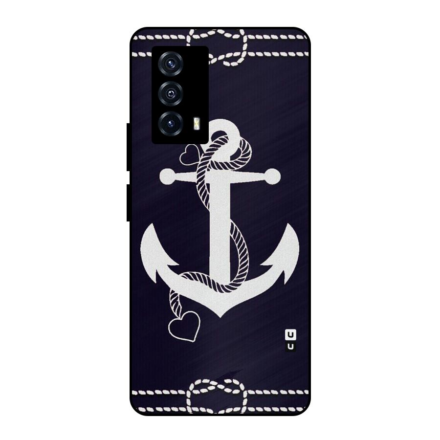 Sail Anchor Metal Back Case for iQOO Z5