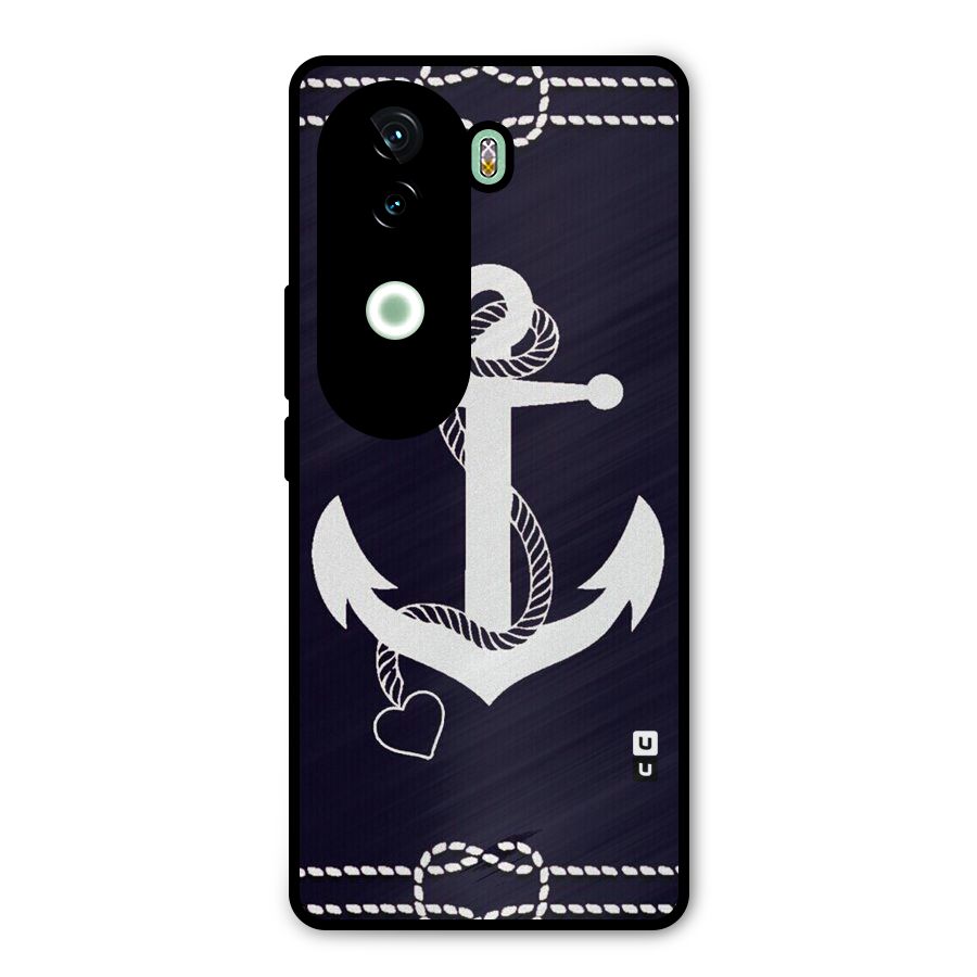 Sail Anchor Metal Back Case for iQOO Z9s