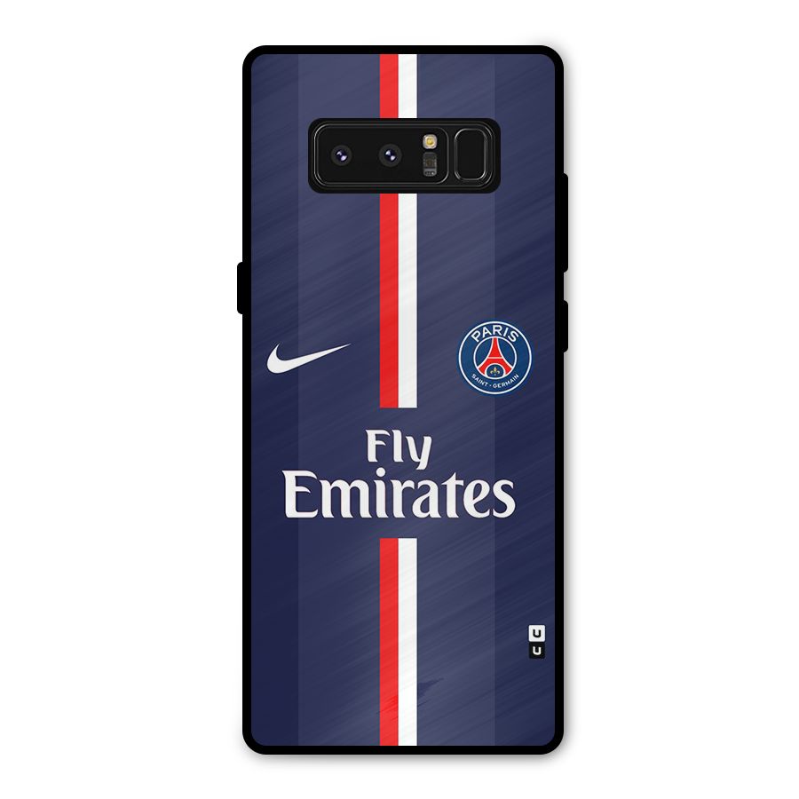 Saint Paris Jersey Metal Back Case for Galaxy Note 8