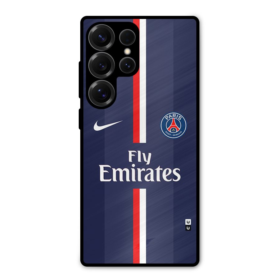 Saint Paris Jersey Metal Back Case for Galaxy S25 Ultra