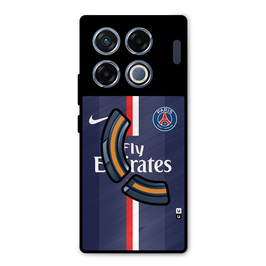 Saint Paris Jersey Metal Back Case for Infinix GT 20 Pro