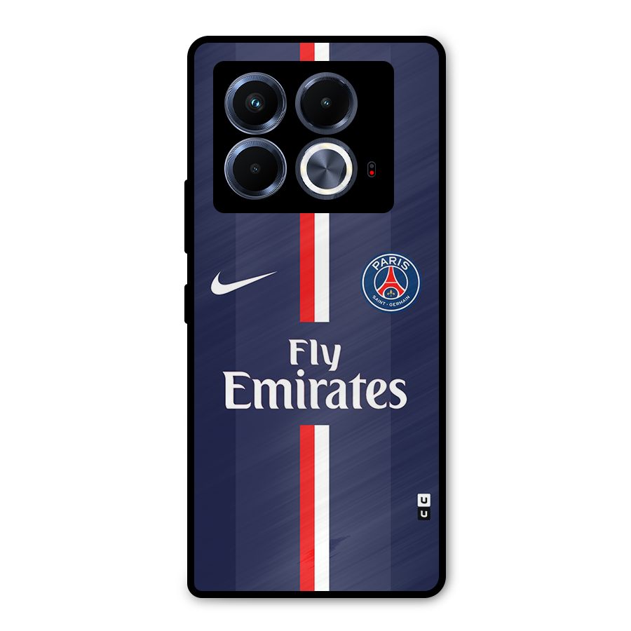 Saint Paris Jersey Metal Back Case for Infinix Note 40 5G