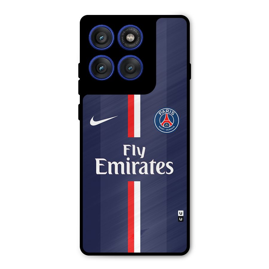 Saint Paris Jersey Metal Back Case for Motorola Edge 60 Pro