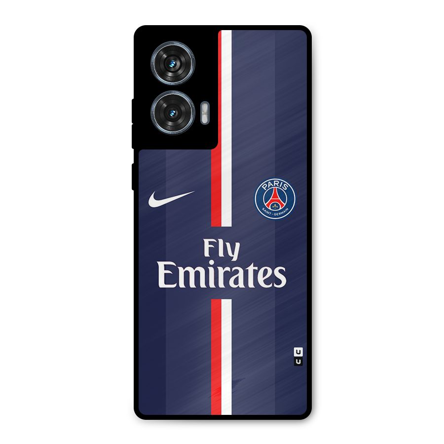 Saint Paris Jersey Metal Back Case for Motorola G96