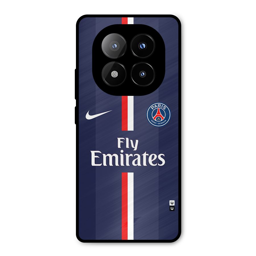 Saint Paris Jersey Metal Back Case for Redmi Note 14 Pro Plus 5G