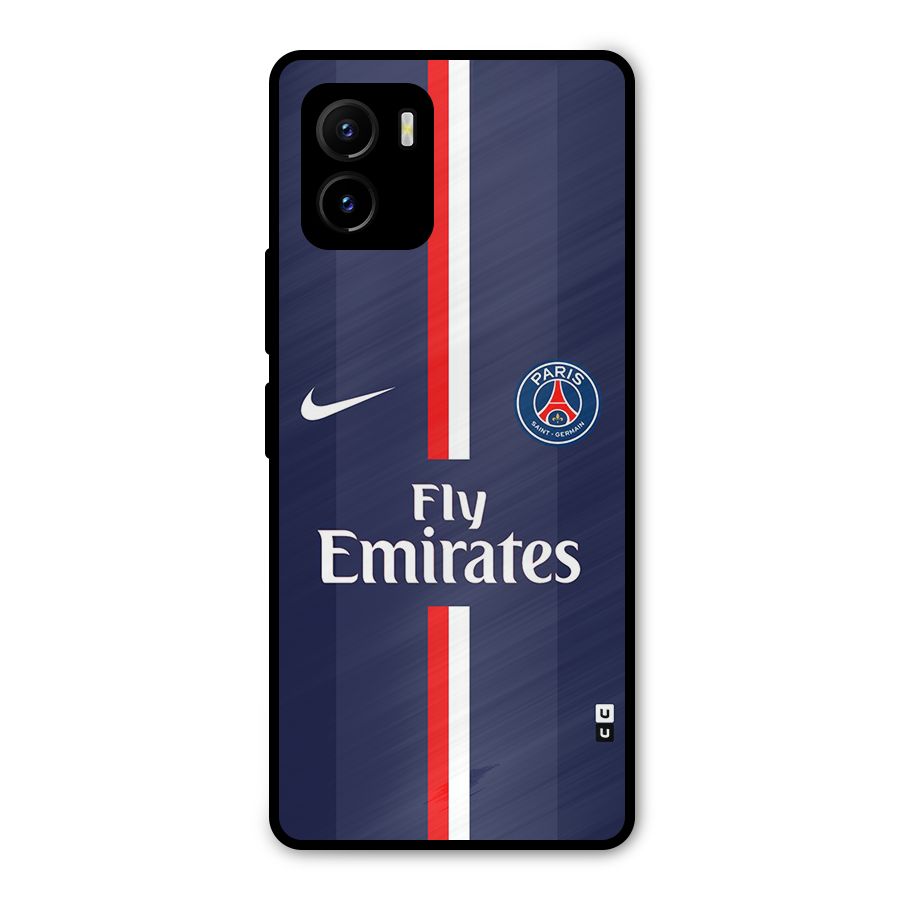 Saint Paris Jersey Metal Back Case for Vivo Y15s