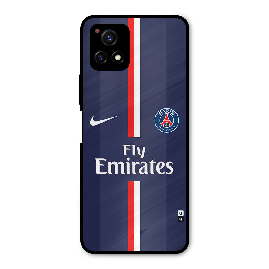 Saint Paris Jersey Metal Back Case for Vivo Y72 5G