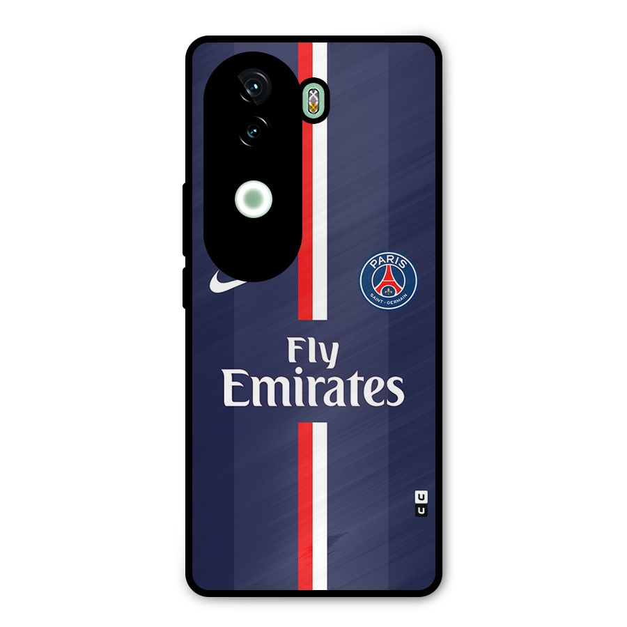 Saint Paris Jersey Metal Back Case for iQOO Z9s