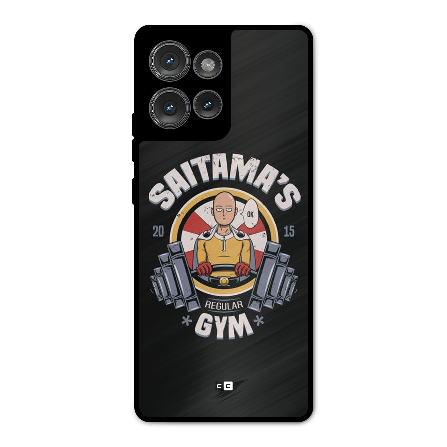 Saitama Gym Metal Back Case for Motorola Edge 50