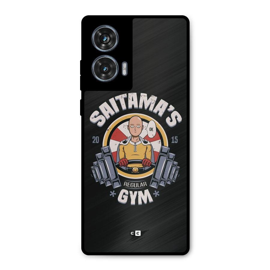 Saitama Gym Metal Back Case for Motorola Edge 50 Fusion