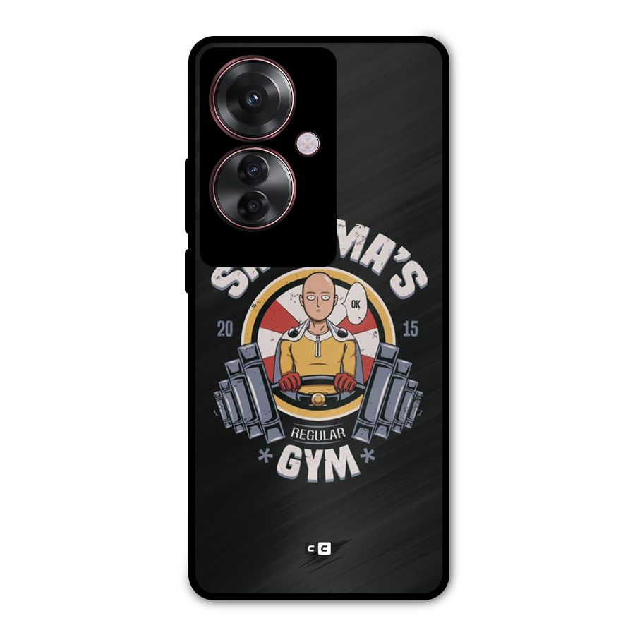 Saitama Gym Metal Back Case for Oppo F25 Pro