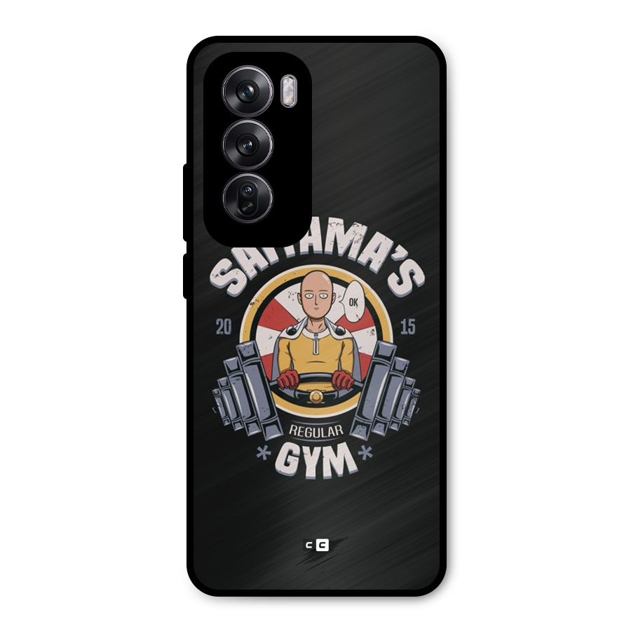 Saitama Gym Metal Back Case for Oppo Reno12 Pro