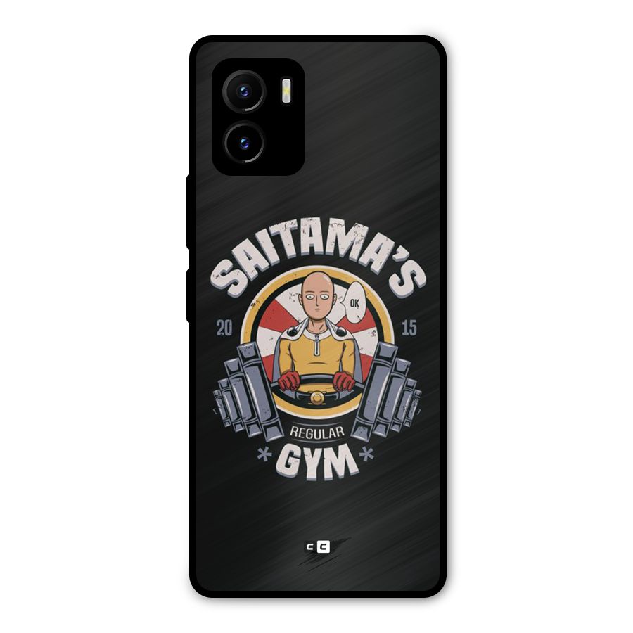 Saitama Gym Metal Back Case for Vivo Y15s