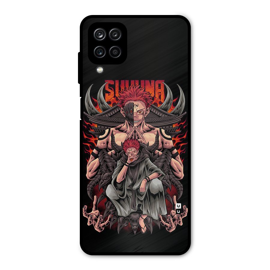 Sakuna King Metal Back Case for Galaxy A12