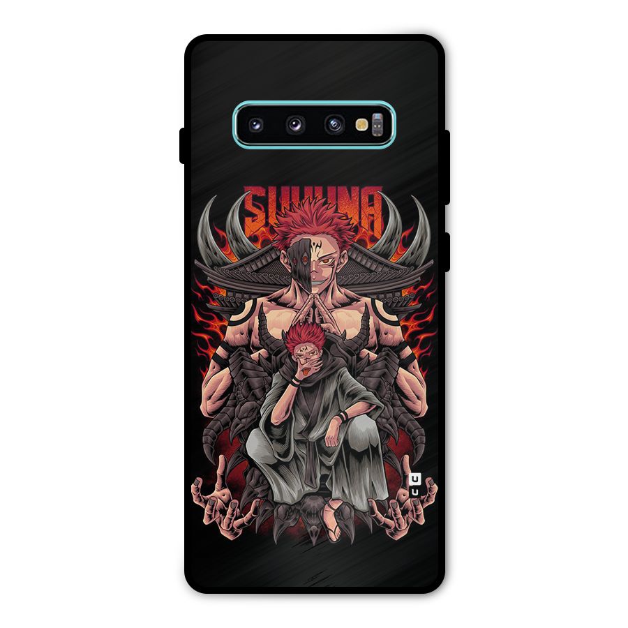 Sakuna King Metal Back Case for Galaxy S10 Plus