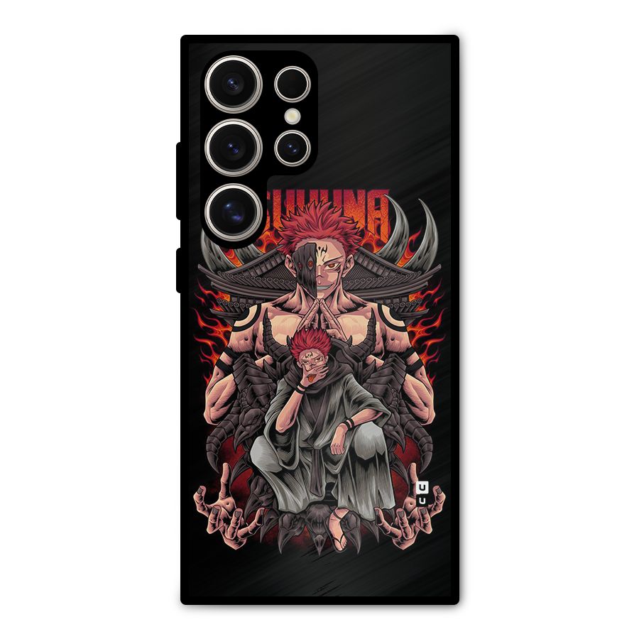 Sakuna King Metal Back Case for Galaxy S24 Ultra