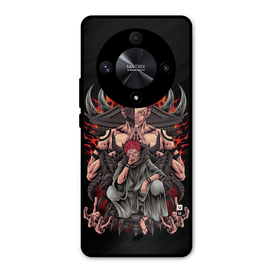 Sakuna King Metal Back Case for Honor X9b