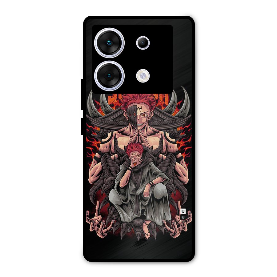 Sakuna King Metal Back Case for Infinix Zero 30 5G