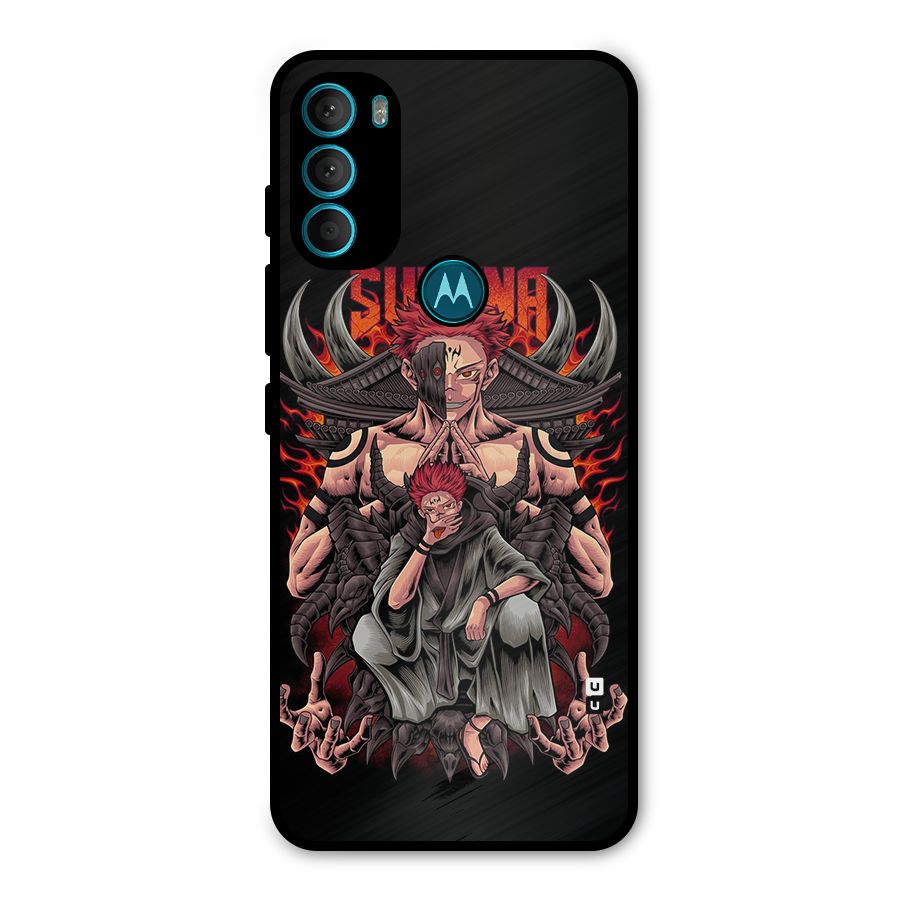Sakuna King Metal Back Case for Moto G71 5G