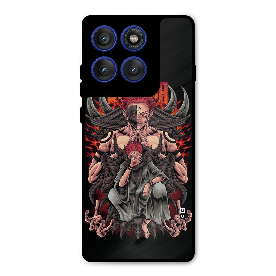 Sakuna King Metal Back Case for Motorola Edge 60 Pro
