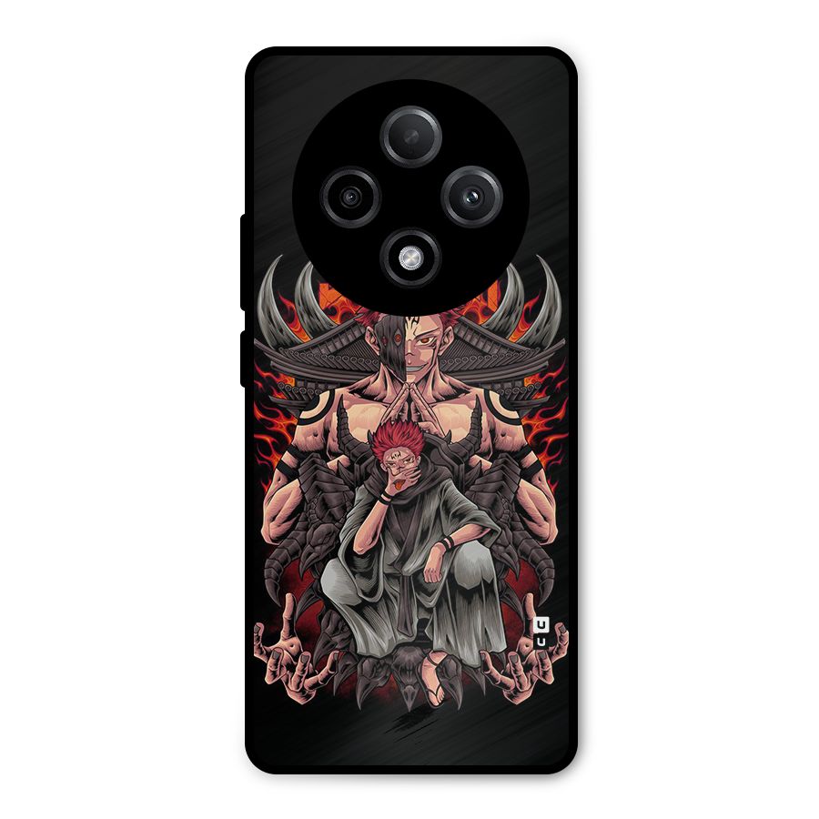 Sakuna King Metal Back Case for Oppo F27 Pro Plus