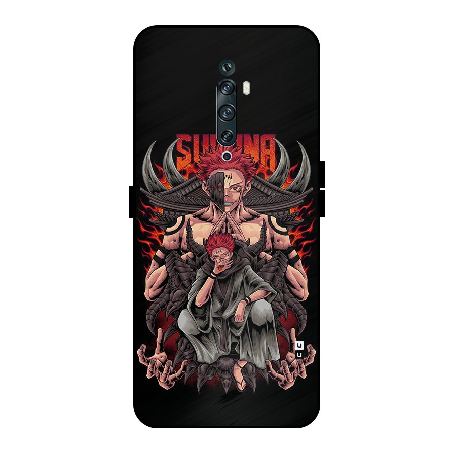 Sakuna King Metal Back Case for Oppo Reno2 Z