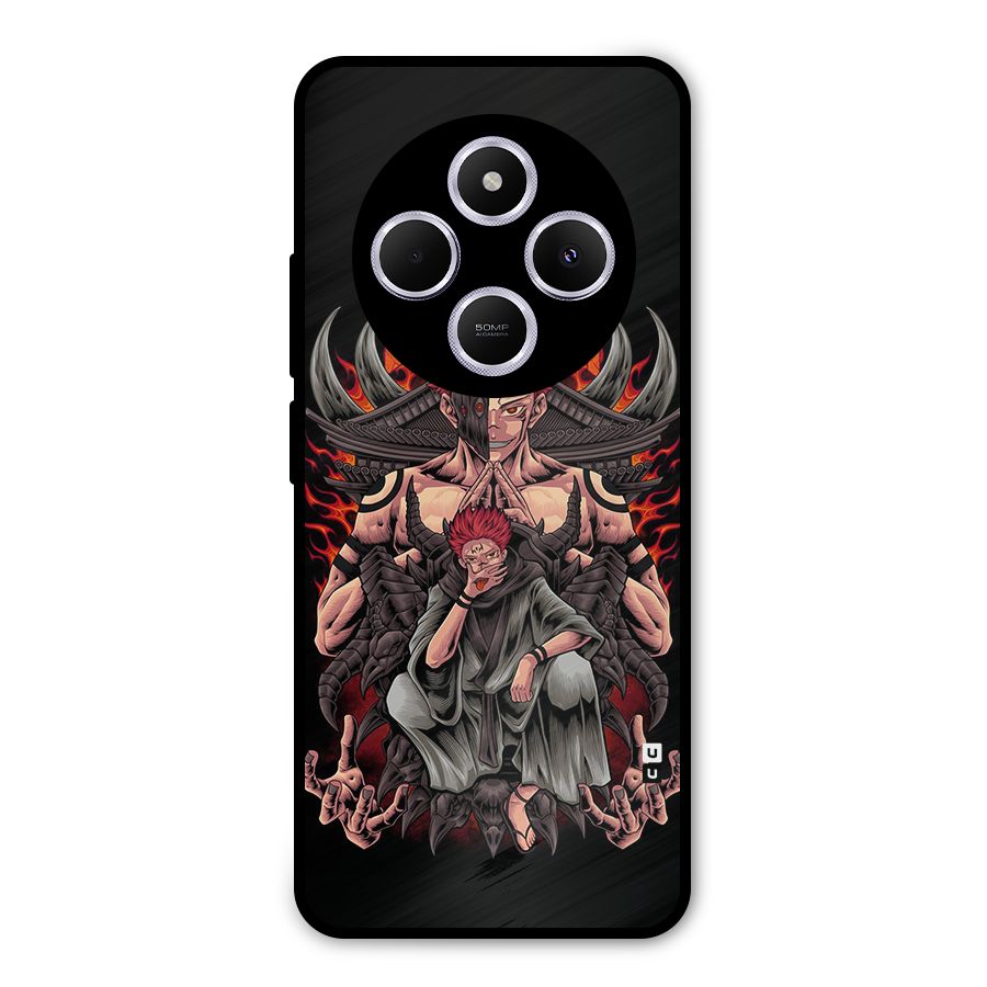 Sakuna King Metal Back Case for Poco C75 5G