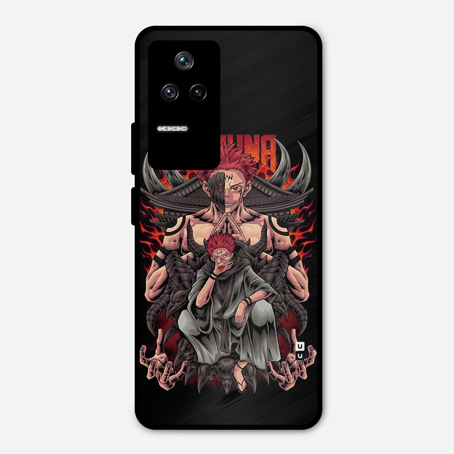 Sakuna King Metal Back Case for Poco F4 5G