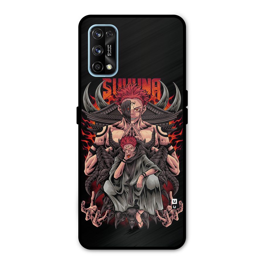 Sakuna King Metal Back Case for Realme 7 Pro