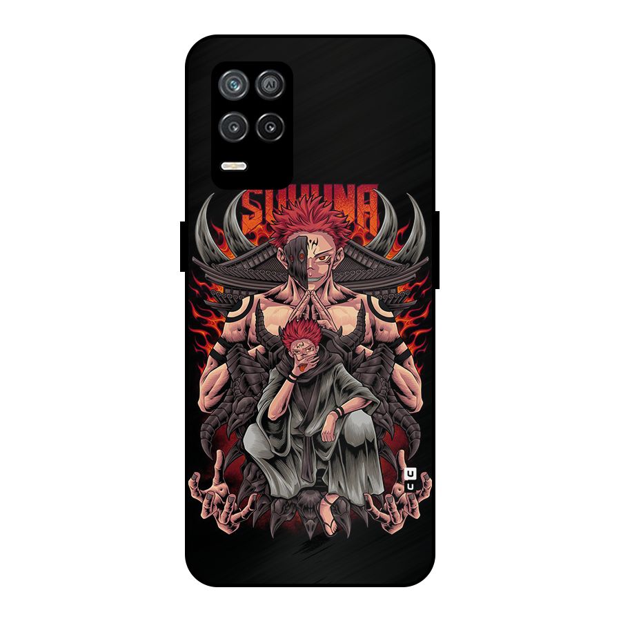 Sakuna King Metal Back Case for Realme 8s 5G