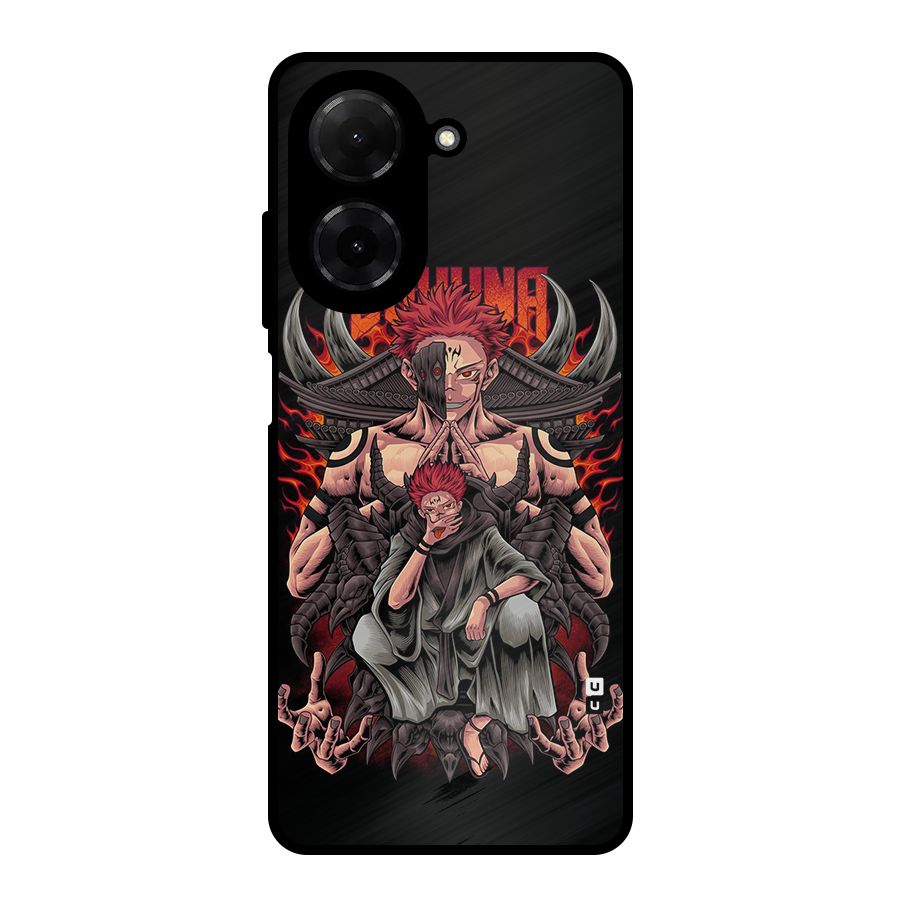 Sakuna King Metal Back Case for Redmi A5 4G