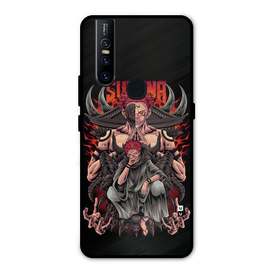 Sakuna King Metal Back Case for Vivo V15
