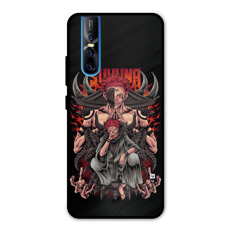 Sakuna King Metal Back Case for Vivo V15 Pro
