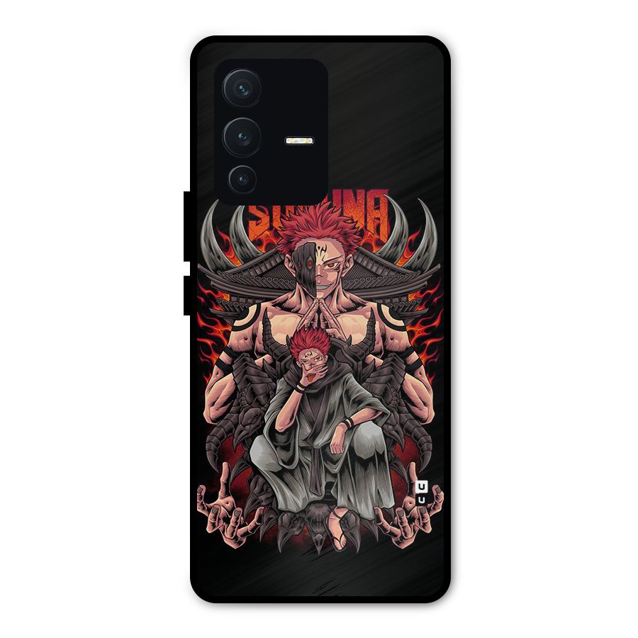 Sakuna King Metal Back Case for Vivo V23 Pro