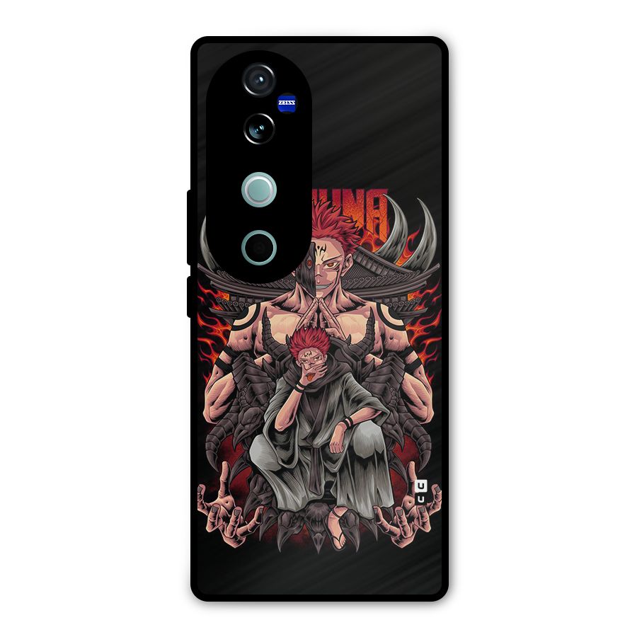 Sakuna King Metal Back Case for Vivo V40