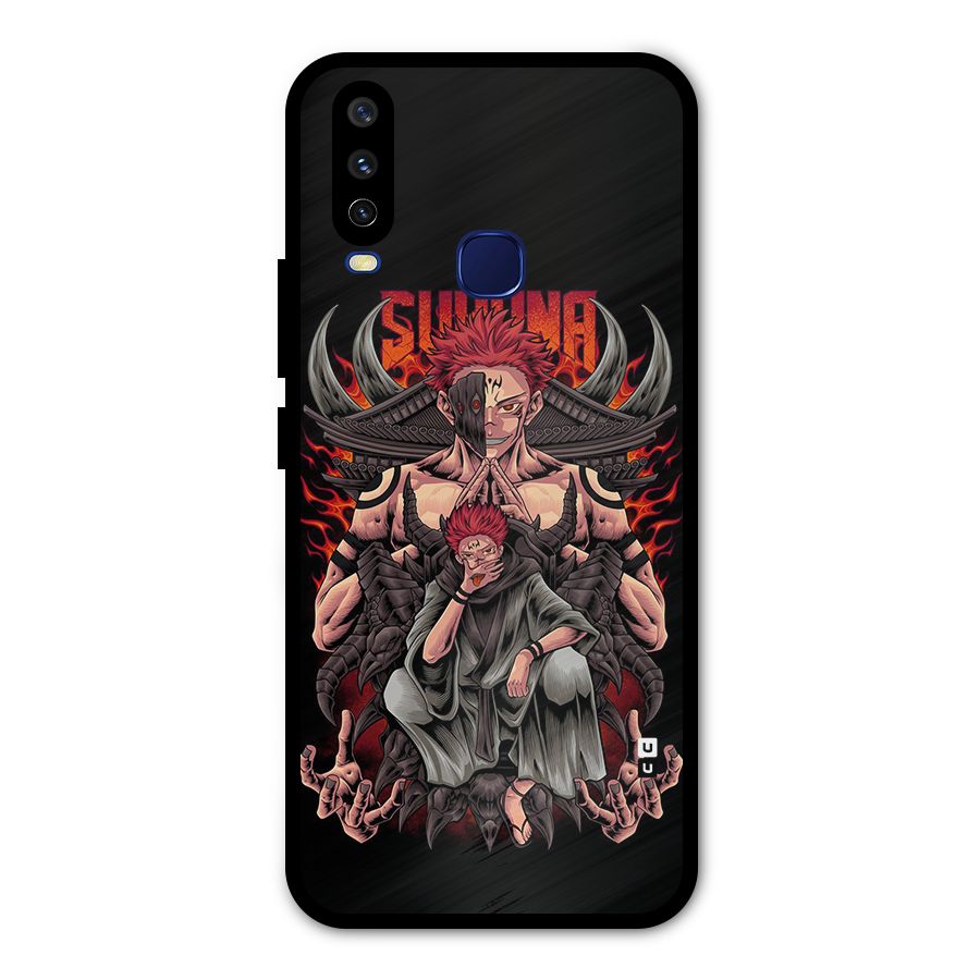 Sakuna King Metal Back Case for Vivo Y15