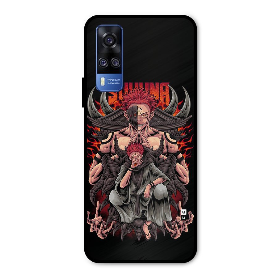 Sakuna King Metal Back Case for Vivo Y51A