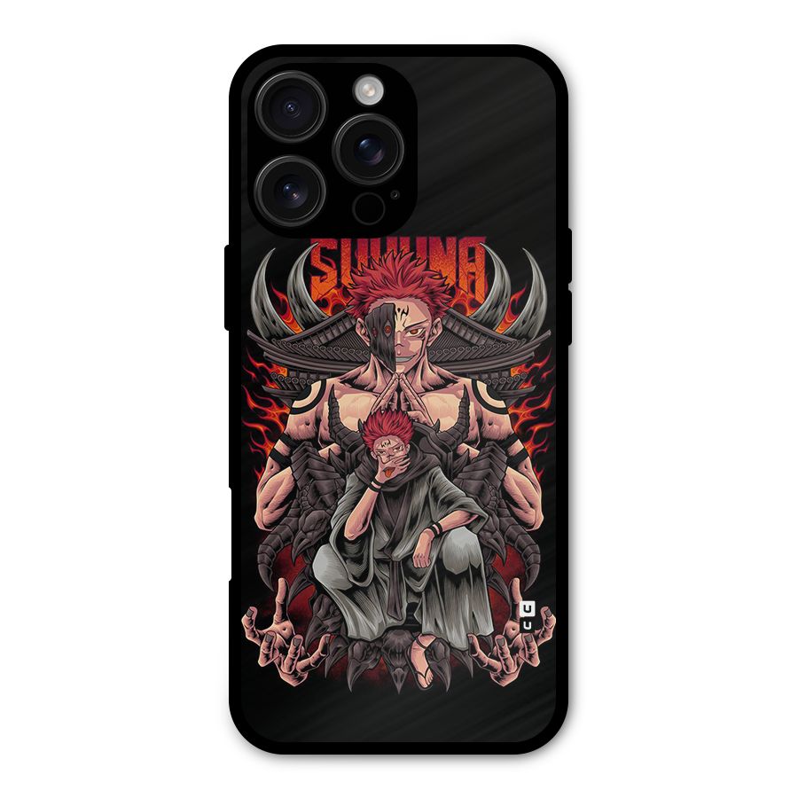 Sakuna King Metal Back Case for iPhone 16 Pro Max