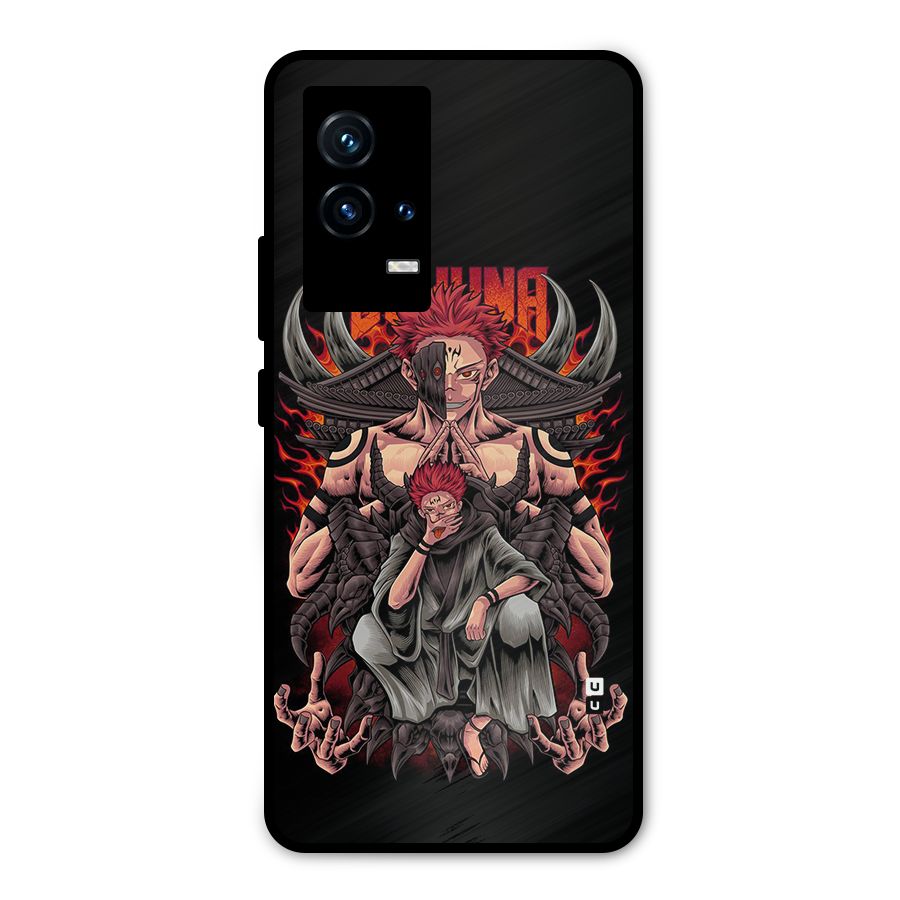 Sakuna King Metal Back Case for iQOO 9 5G