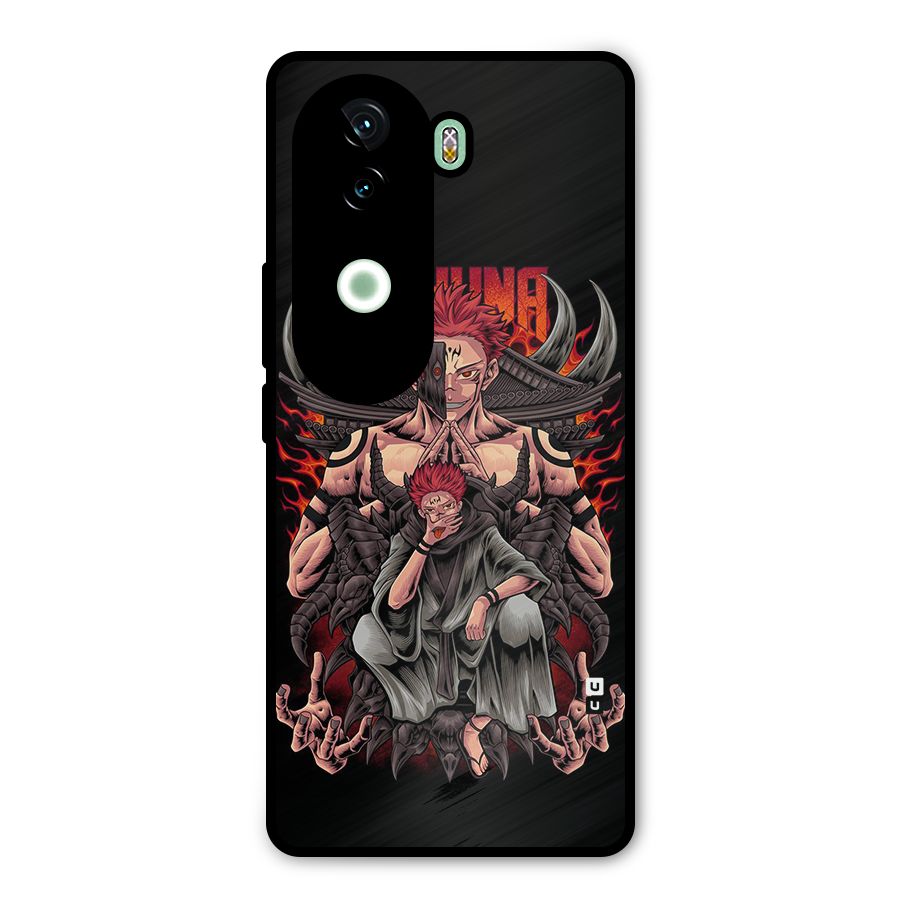 Sakuna King Metal Back Case for iQOO Z9s