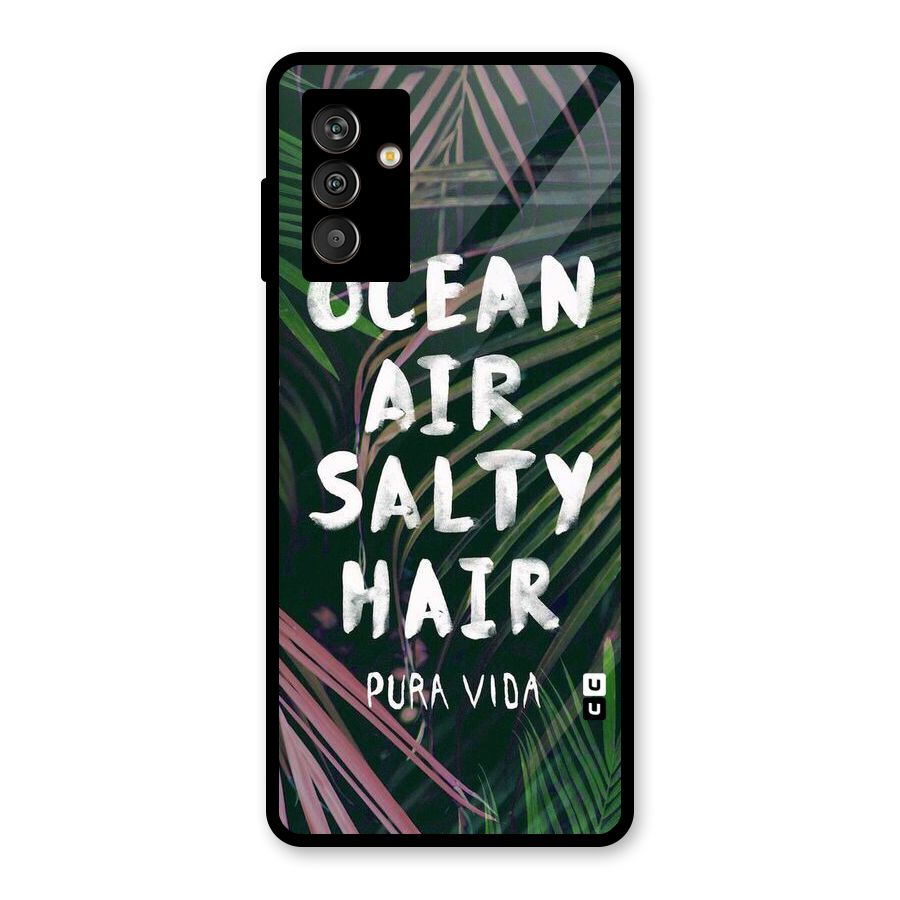 Salty Hair Glass Back Case for Galaxy M13